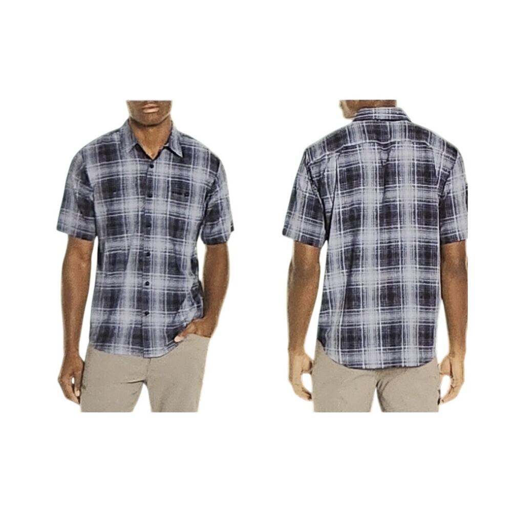 Orvis Short Sleeve Tech UPF 30 Moisture Wicking Quick Dry Blue Shirt Small NWT